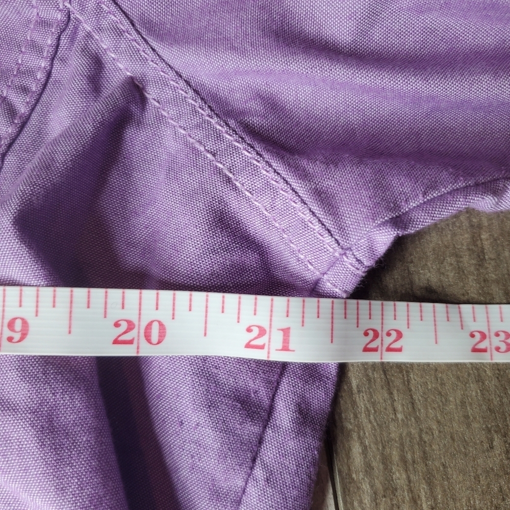 C.E.‎ Schmidt Workwear Purple Snap Button Collare… - image 6